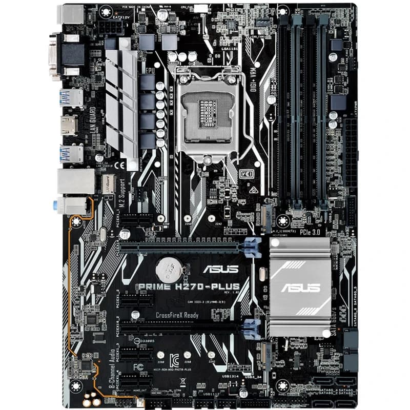 باندل مادربرد ASUS Prime H270 Plus + Intel I3 6100 استوک