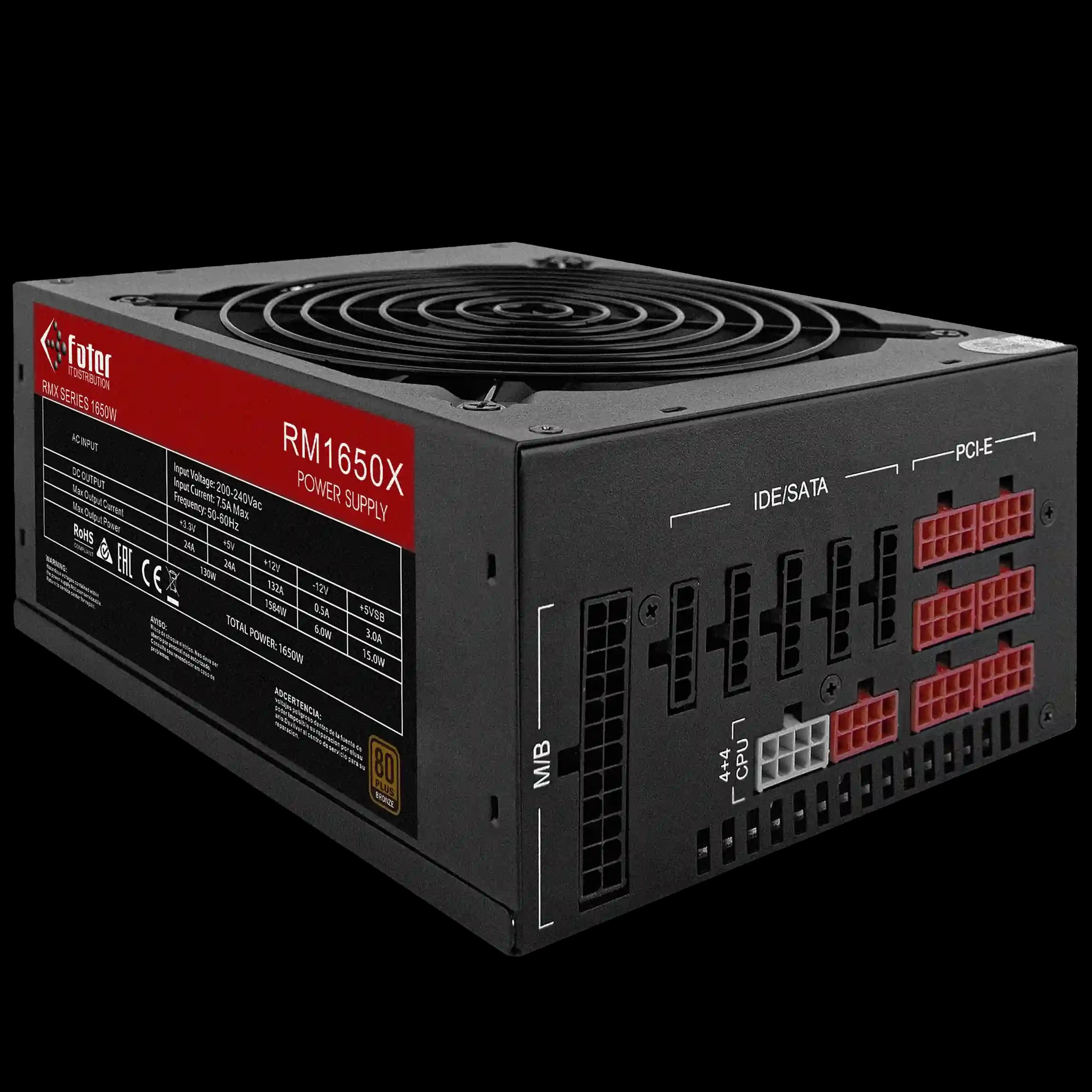 پاور کامپیوتر 1650 وات فاطر مدل Fater RM1650X 80+ Bronze — تصویر ۹