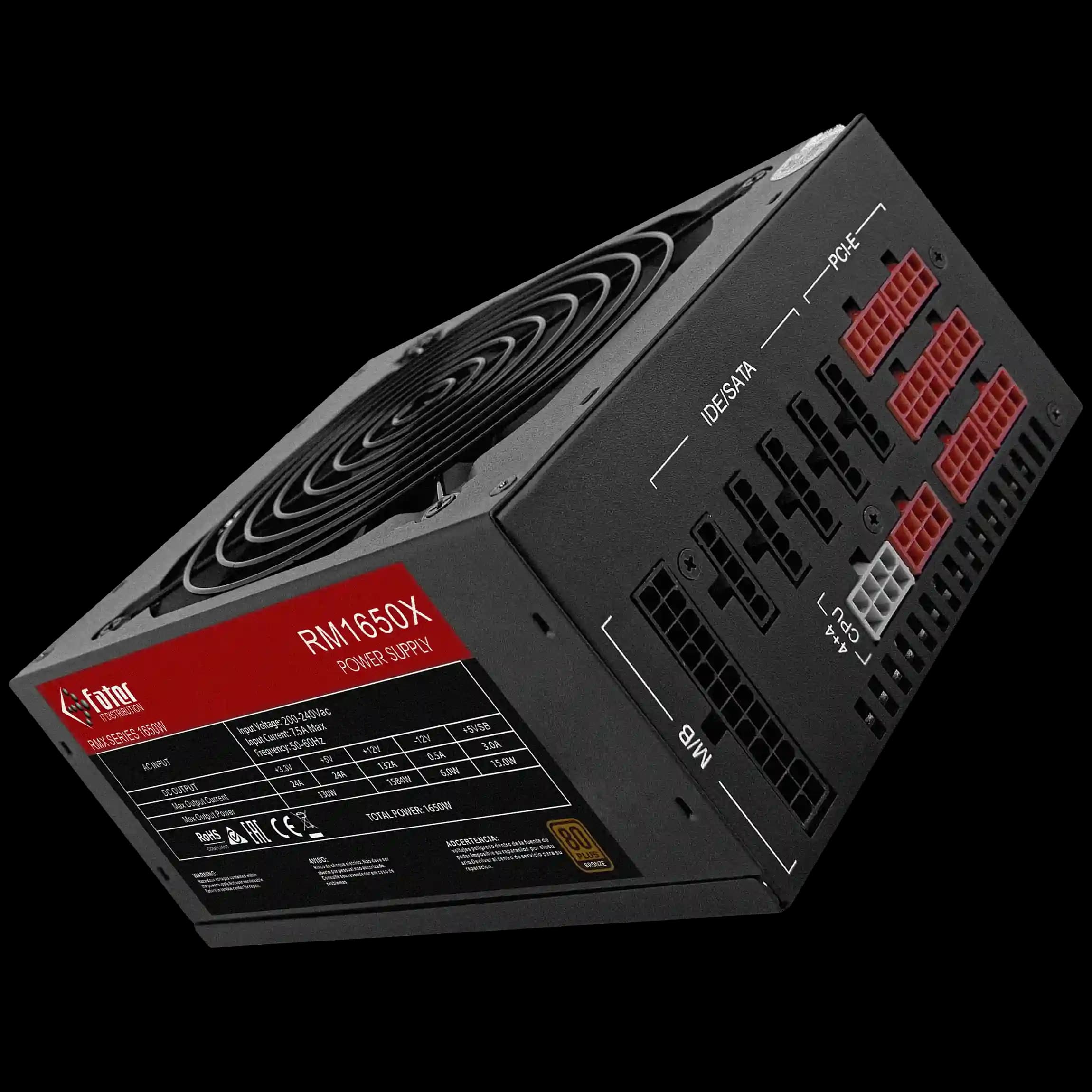 پاور کامپیوتر 1650 وات فاطر مدل Fater RM1650X 80+ Bronze