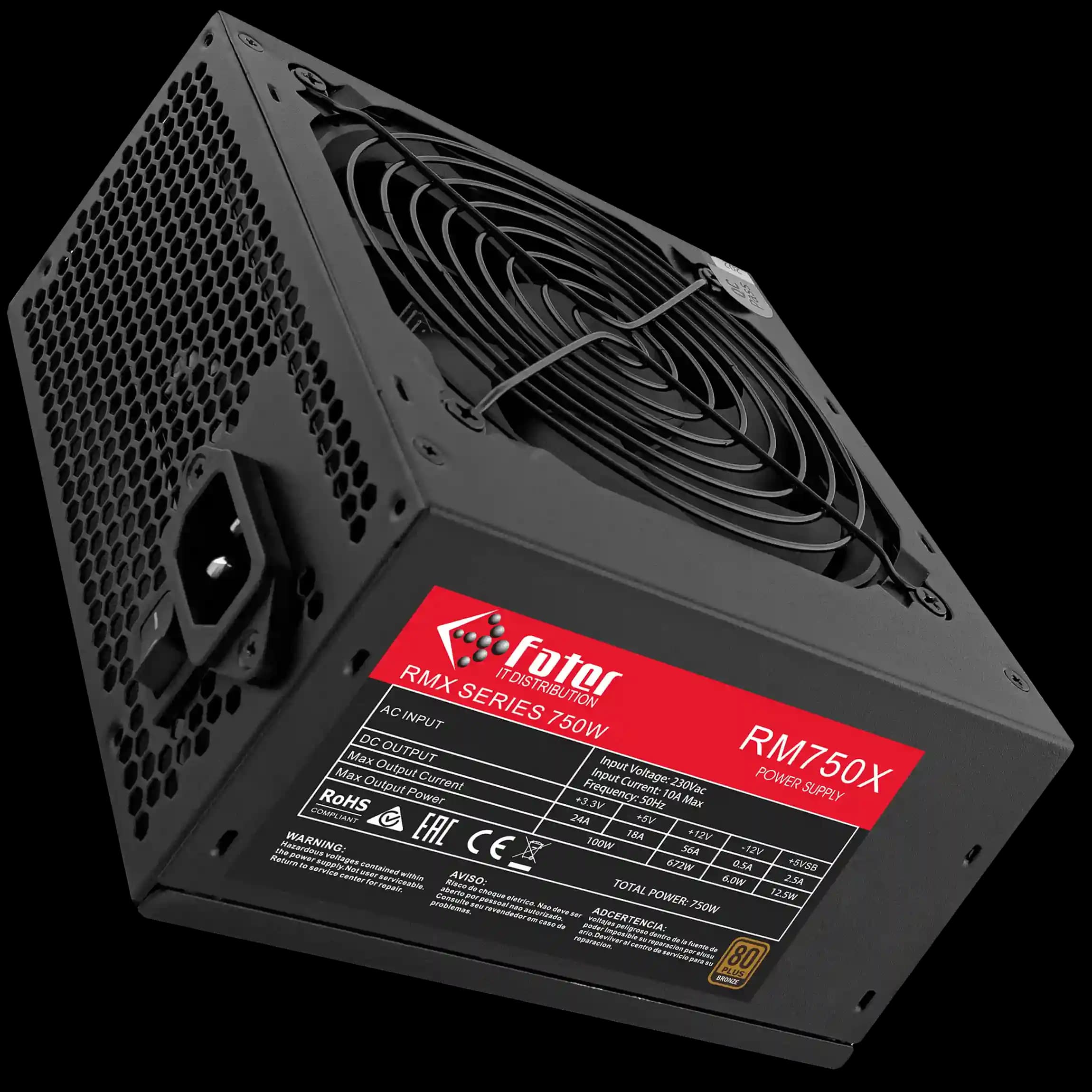 پاور کامپیوتر 750 وات فاطر مدل Fater RM750X 80+ Bronze