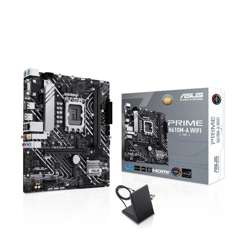مادربرد کامپیوتر ایسوس ASUS H610M-A Wifi DDR5 Socket 1700 — تصویر ۵