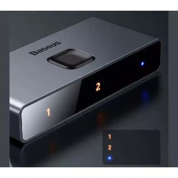 سوئیچ 1 به 2 HDMI باسئوس مدل CAHUB-BC0G — تصویر ۴