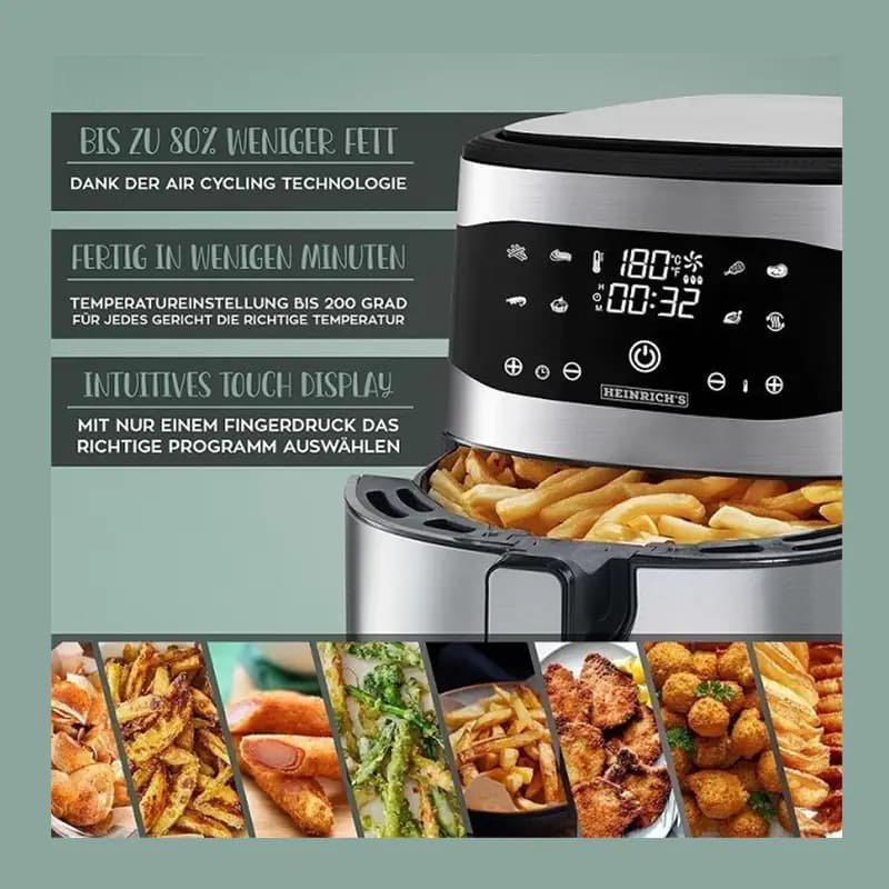 سرخ کن بدون روغن هنریچ مدل HFR-8205 — تصویر ۶