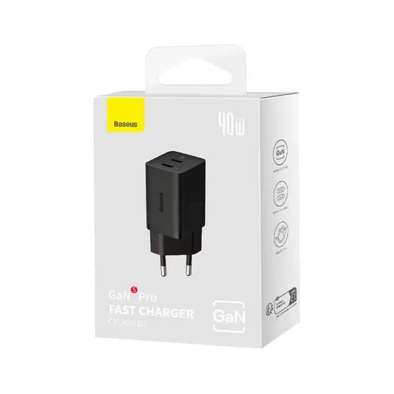 شارژر دیواری 40 وات بیسوس مدل GaN 5 Pro — تصویر ۷