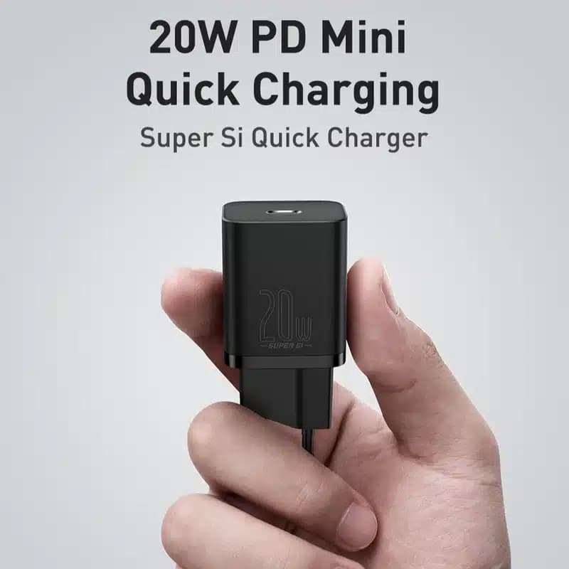 شارژر دیواری 20 وات باسئوس مدل Quick Charger SI 20W — تصویر ۸