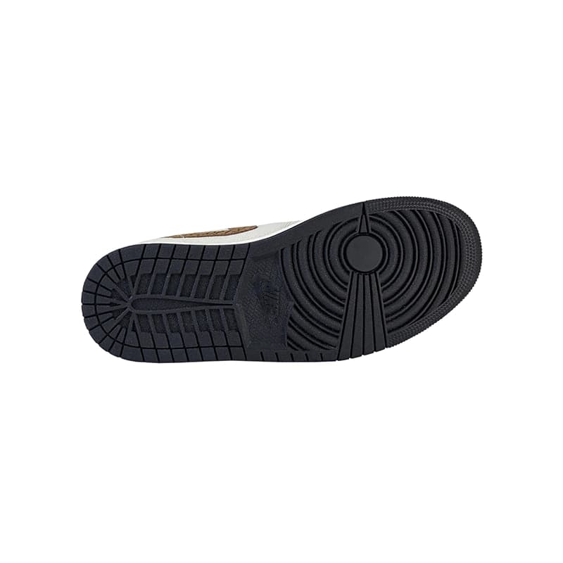 کتانی زنانه و مردانه برند نایکی مدل Air Jordan Mid Se رنگ کرم قهوه ای — تصویر ۴