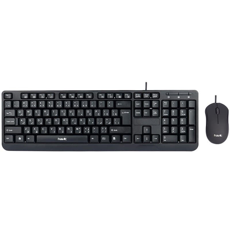 کیبورد و ماوس سیم دار هویت مدل HAVIT KB576 — تصویر ۱۰