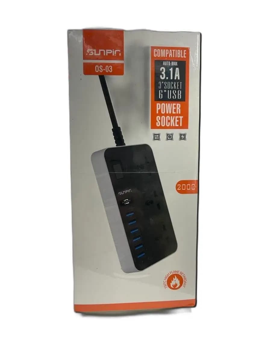 چند راهی برق Sunpin مدل OS-03 — تصویر ۶