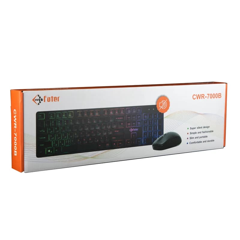 ماوس و کیبورد بی سیم فاطر مدل Fater CWR-7000B — تصویر ۳