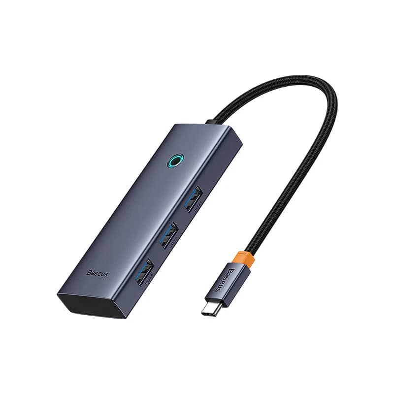هاب 5 پورت USB-C بیسوس مدل UltraJoy Series HDMI-4K 30Hz Clarity BS-OH150