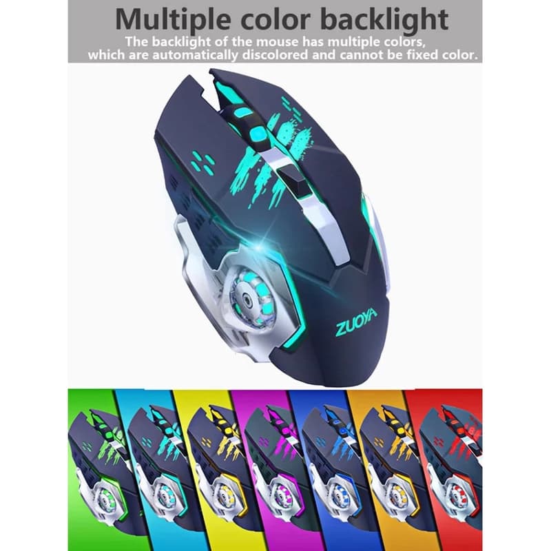ماوس بی سیم مخصوص بازی زویا Gaming Wireless Mouse Zuoya MMR4 — تصویر ۷