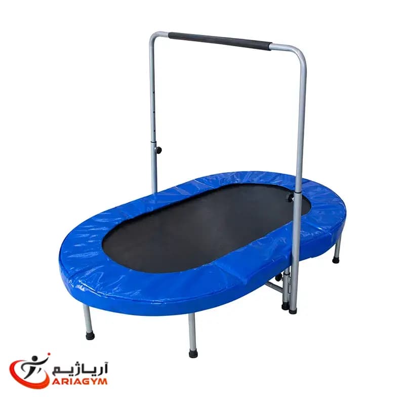 ترامپولین دو نفره بیضی پایه ثابت — تصویر ۲