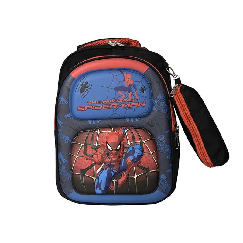 کوله پشتی مدرسه ای طرح برجسته به همراه جامدادی مدل 69306 Spiderman14 — تصویر ۳