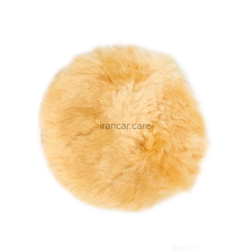 پد پولیش پوست بره اس آر اس سایز 75 میلی متری مدل SRS Domestic Wool Polishing Pad