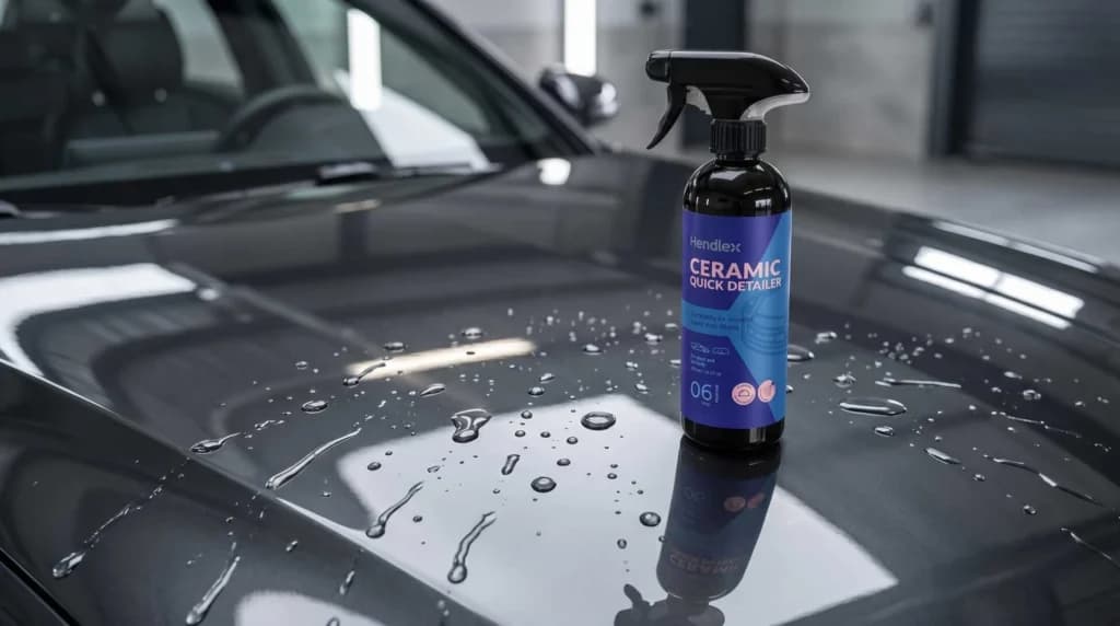 اسپری بازسازی کننده نانو سرامیک بدنه خودرو هندلکس مدل Hendlex Ceramic Quick Detailer — تصویر ۳