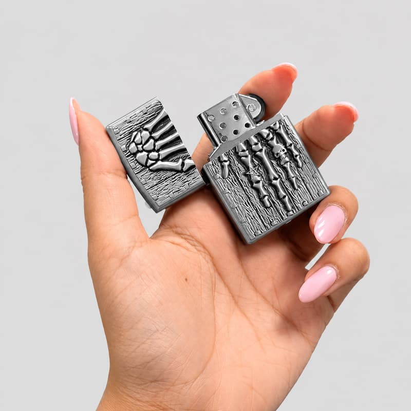 فندک گازی طرح دست اسکلتی کد Sdg-26E0590 — تصویر ۸