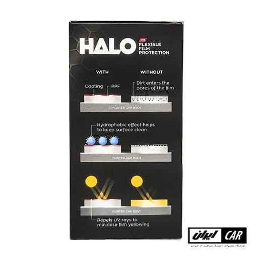 پوشش نانو سرامیک کاور بدنه خودرو جی تکنیک مدل Gtechniq HALOv2 Flexible Film Coating — تصویر ۱۲