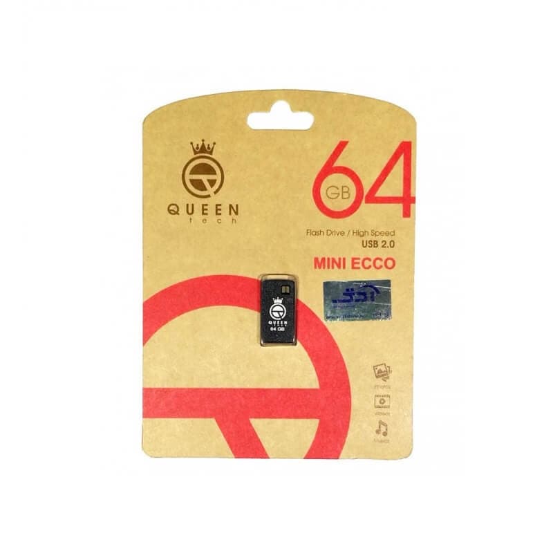 فلش مموری کوئین تک Queen Tech MINI ECCO Flash Memory 64GB