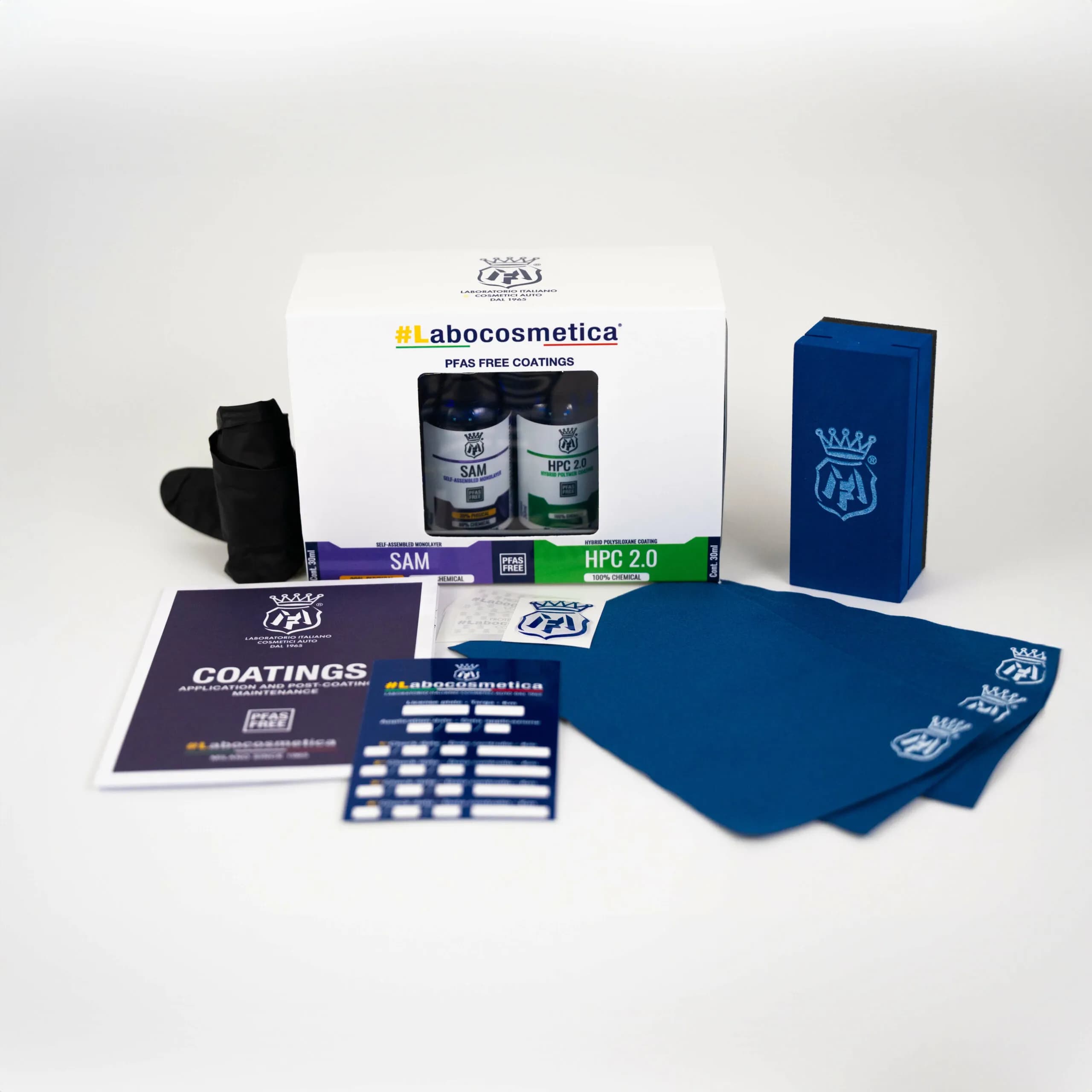 کیت نانو سرامیک خودرو دوقلو لابوکاسمتیکا مدل Labocosmetica SAM + HPC 2.0 Kit — تصویر ۷