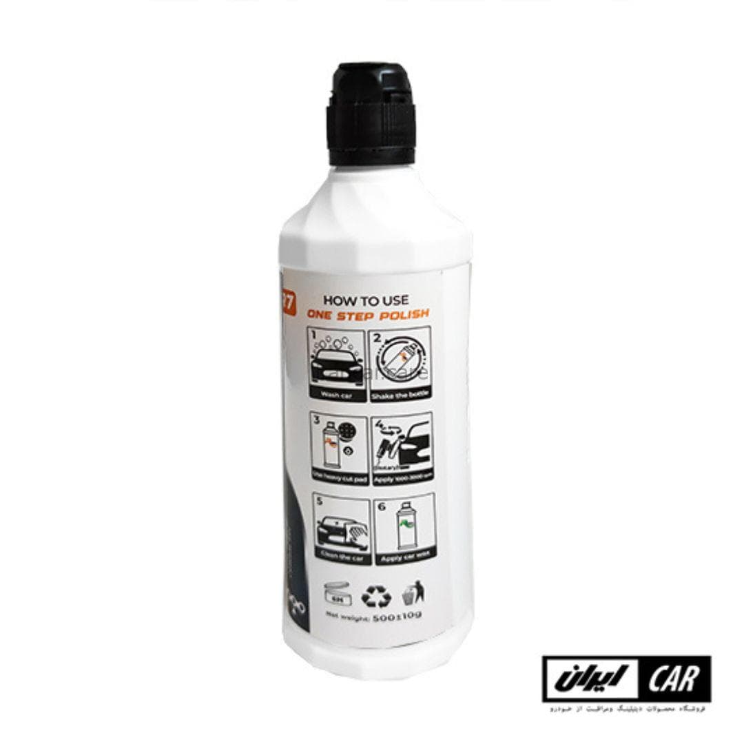 کارتن 12 عددی پولیش تک مرحله ای بدنه خودرو راسا مدل Rasa One Step Polish 500ML — تصویر ۴