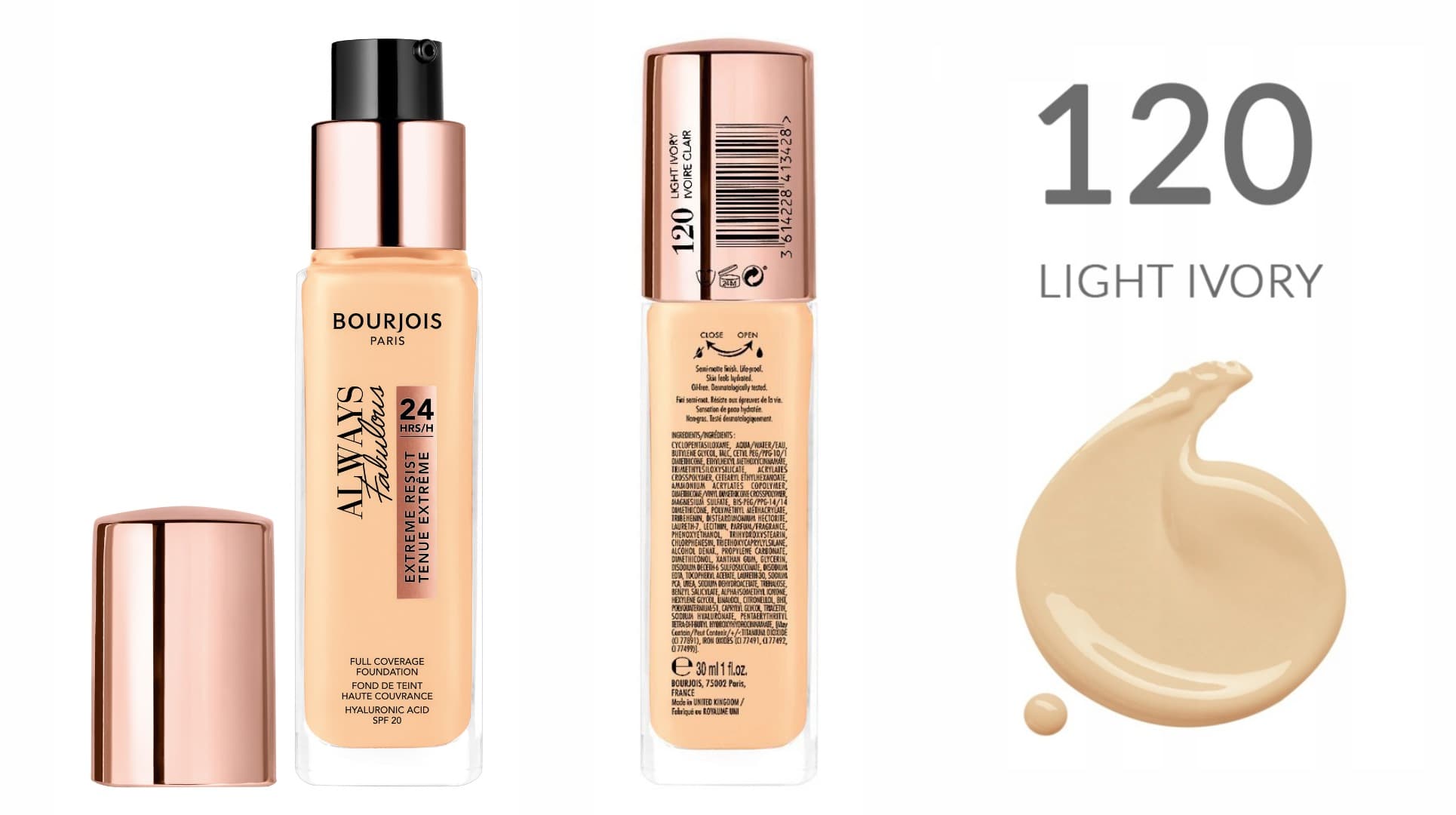 کرم پودر بورژوا Bourjois مدل Always Fabulous — تصویر ۱۱