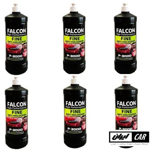 کارتن 6 عددی پولیش آنتی هلوگرام بدنه خودرو فالکون مدل Falcon P3000 Polish Pack of 6 — تصویر ۲