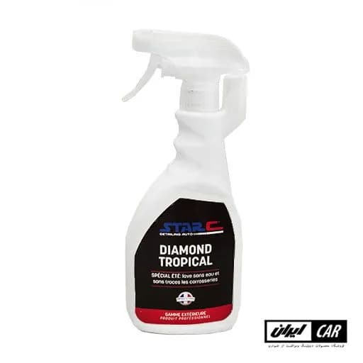 اسپری تمیز و براق کننده بدنه خودرو مدل Starc Diamond Tropical