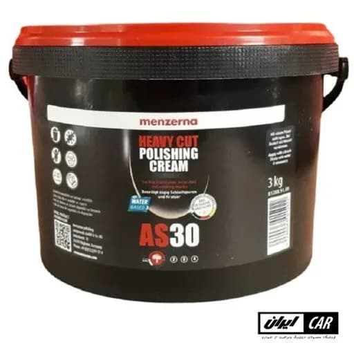 پولیش زبر بدنه خودرو 3 کیلویی منزرنا مدل Menzerna AS 30 Heavy Cut Polishing 3KG — تصویر ۲