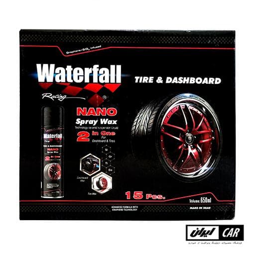 اسپری واکس لاستیک نانو واترفال مدل Waterfall Nano Tire Wax Spray — تصویر ۷