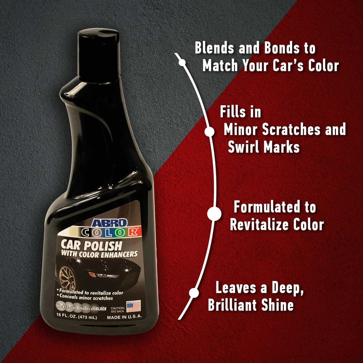 پولیش رنگ مشکی بدنه خودرو آبرو مدل ABRO Black Car Polish — تصویر ۶