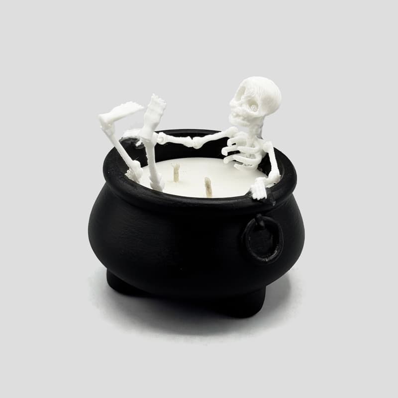 شمع طرح دیگ اسکلتی مدل Relaxtion کد 404M0383 — تصویر ۶