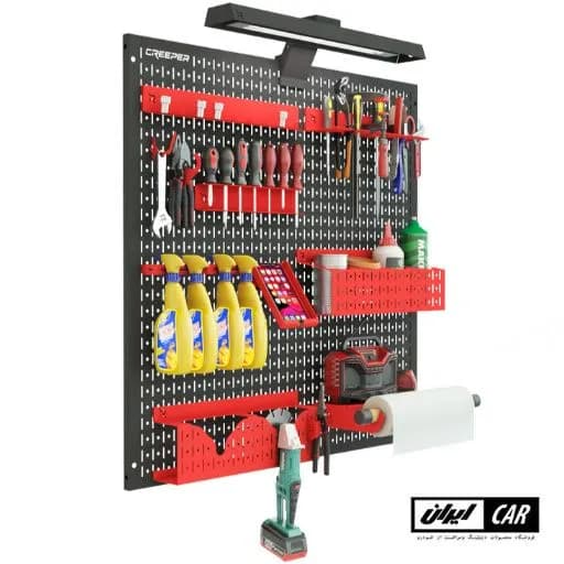 استند دیواری ابزار 1 در1 متری پک دیتلینگ حرفه ای مدل Professional Detailing Tool Stand — تصویر ۲