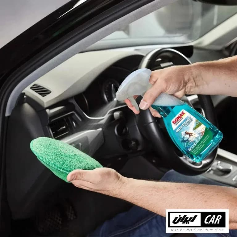 اسپری محافظ داشبورد کاکپیت با اوشن فرش سوناکس مدل Sonax Cockpit Spray Ocean Fresh — تصویر ۳