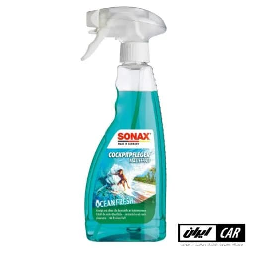 اسپری محافظ داشبورد کاکپیت با اوشن فرش سوناکس مدل Sonax Cockpit Spray Ocean Fresh