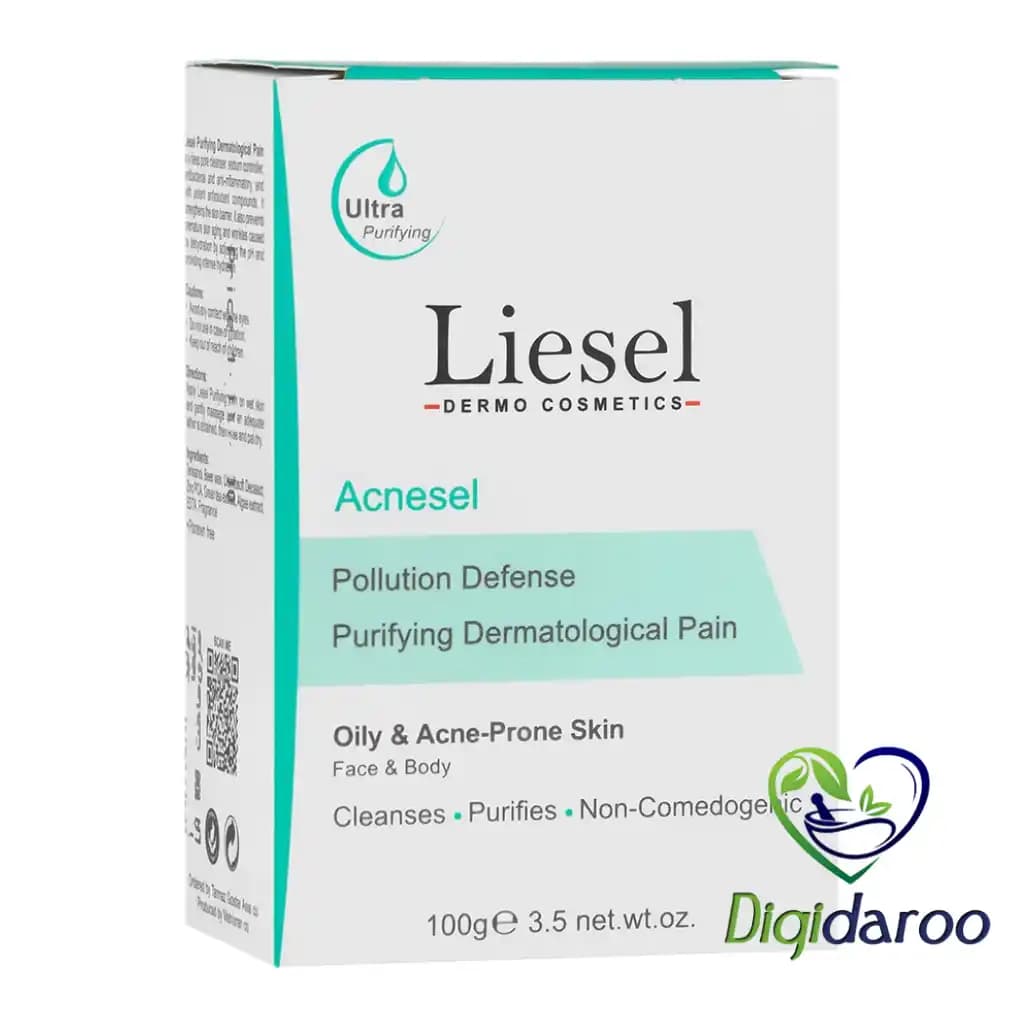 پن پوست چرب آکنه سل (Acnesel) لایسل 100 گرمی — تصویر ۲