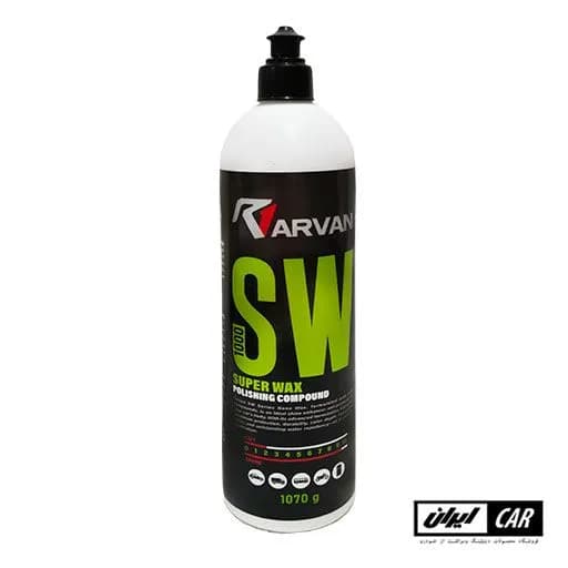 واکس نانو مایع براق کننده مخصوص بدنه خودرو 250 میلی لیتری آروان مدل R1 Super Wax — تصویر ۴