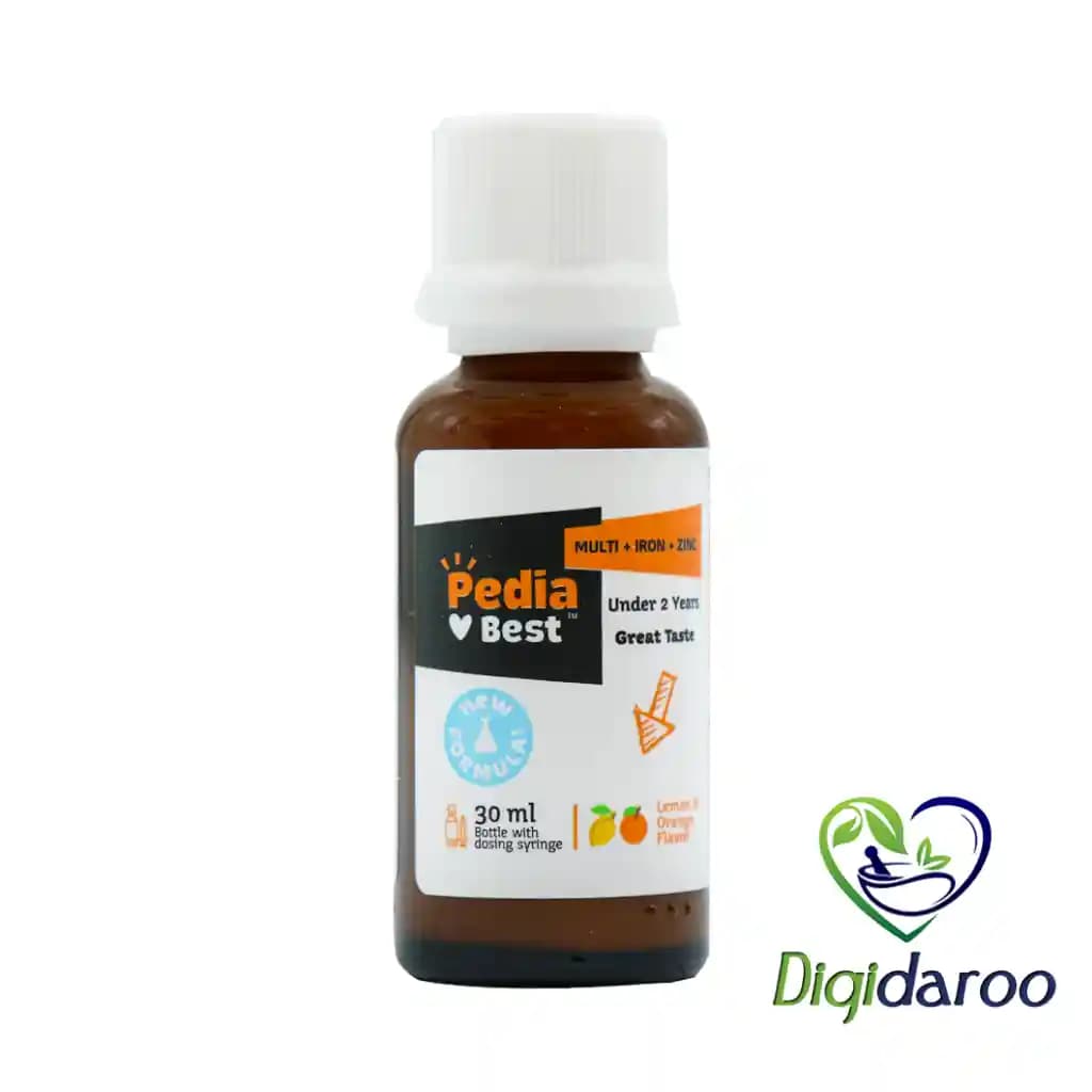 قطره مولتی آهن و زینک (Multi+Zinc+Iron)پدیابست 30 میلی لیتری — تصویر ۹