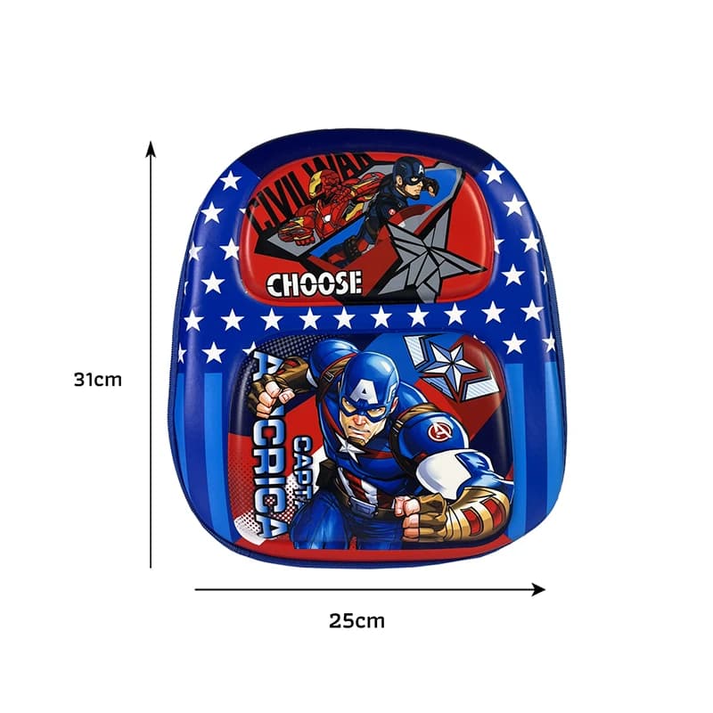 کوله پشتی مهدکودکی طرح برجسته Captain America 12