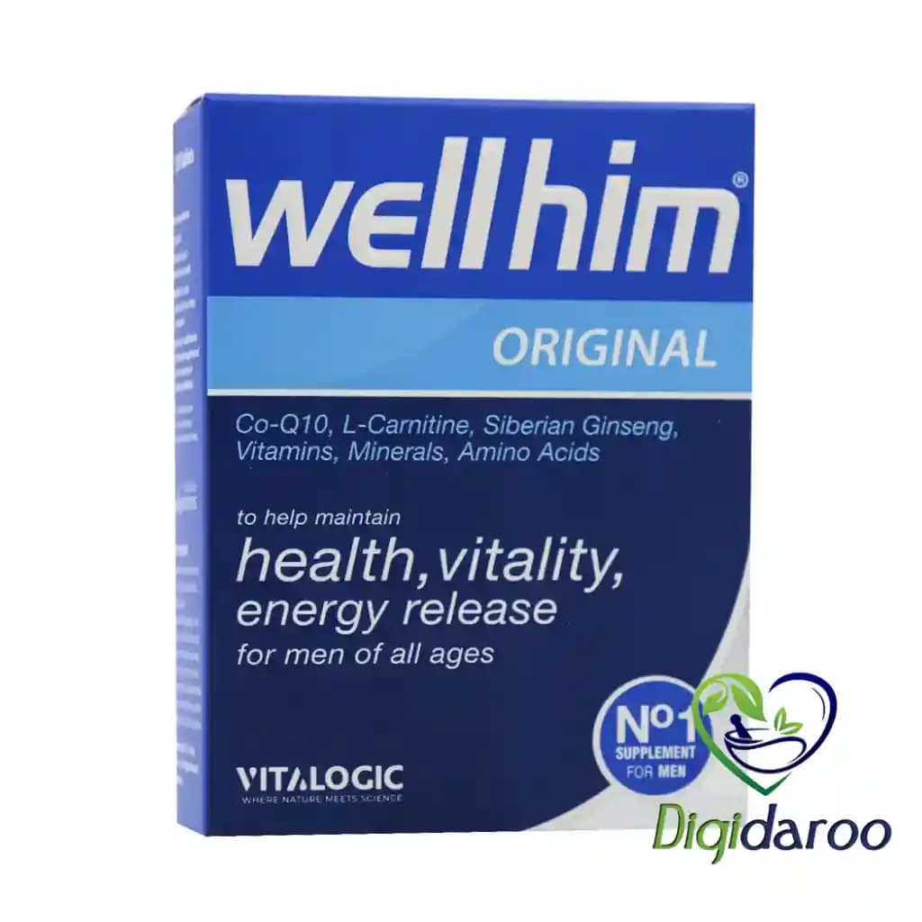 قرص ول هیم (Wellhim) اورجینال ویتالوژیک 30 عددی — تصویر ۲
