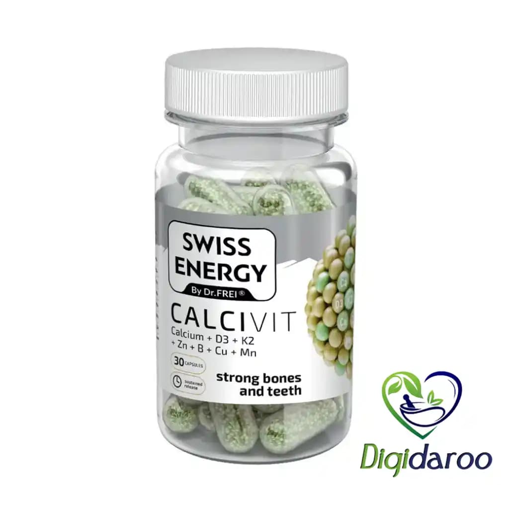 کپسول کلسی ویت (Calcivit) سوییس انرژی 30 عددی — تصویر ۴