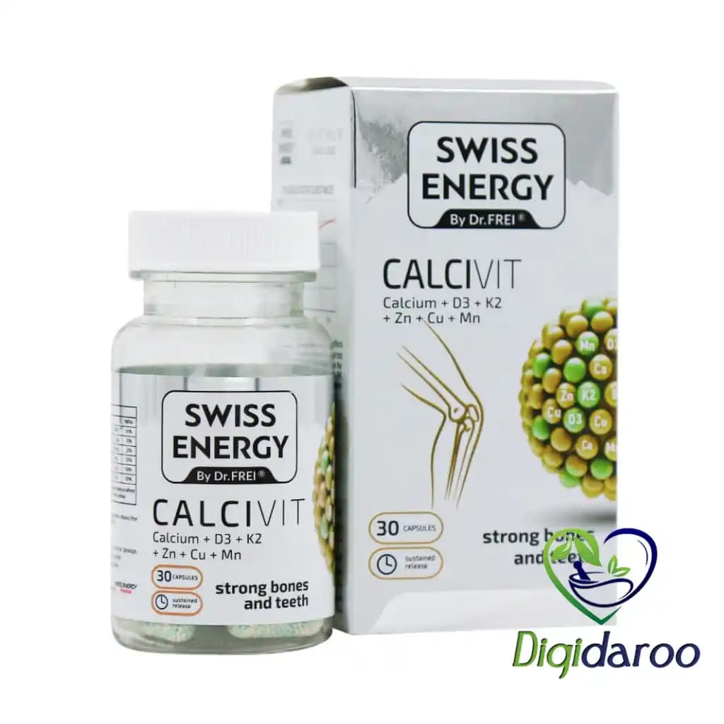 کپسول کلسی ویت (Calcivit) سوییس انرژی 30 عددی — تصویر ۸