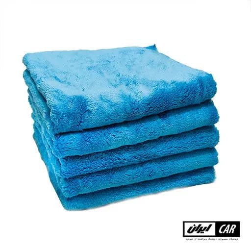 بسته 5 عددی حوله دستمال میکروفایبر بدون لبه نانو سرامیک رویال دیتیل مدل Royal Detal Multi Towel Pack of 5 — تصویر ۲