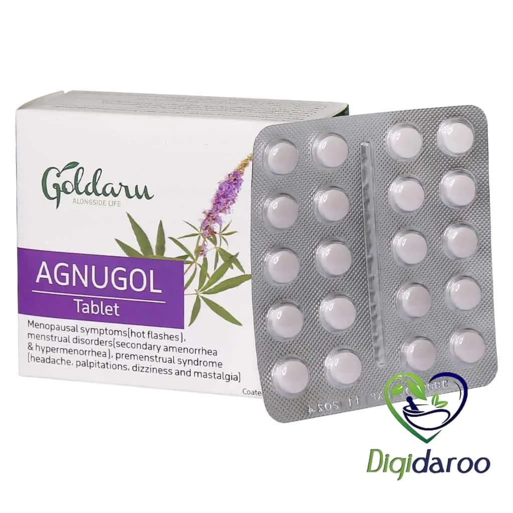 قرص اگنوگل (Agnugol) گل دارو 100 عددی — تصویر ۳