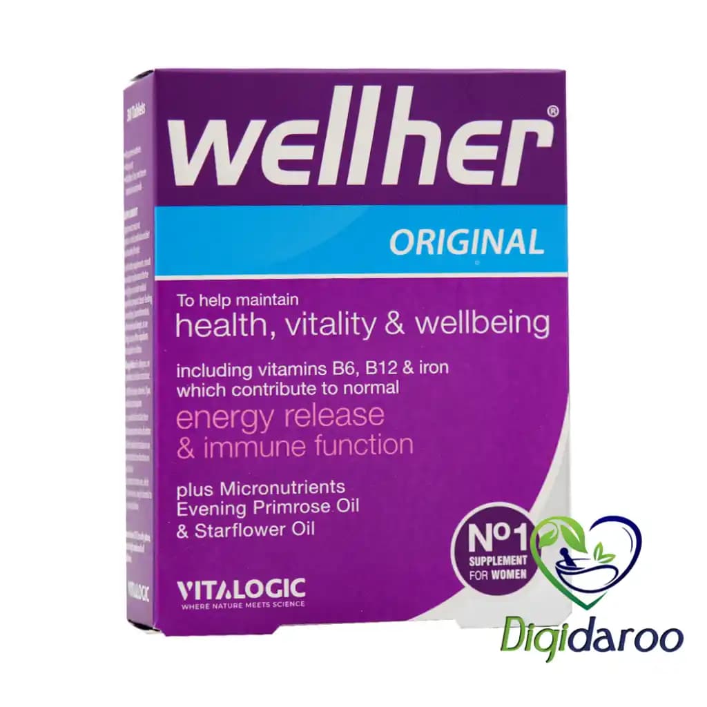 قرص ول هر اورجینال (Wellher) ویتالوژیک 30 عددی