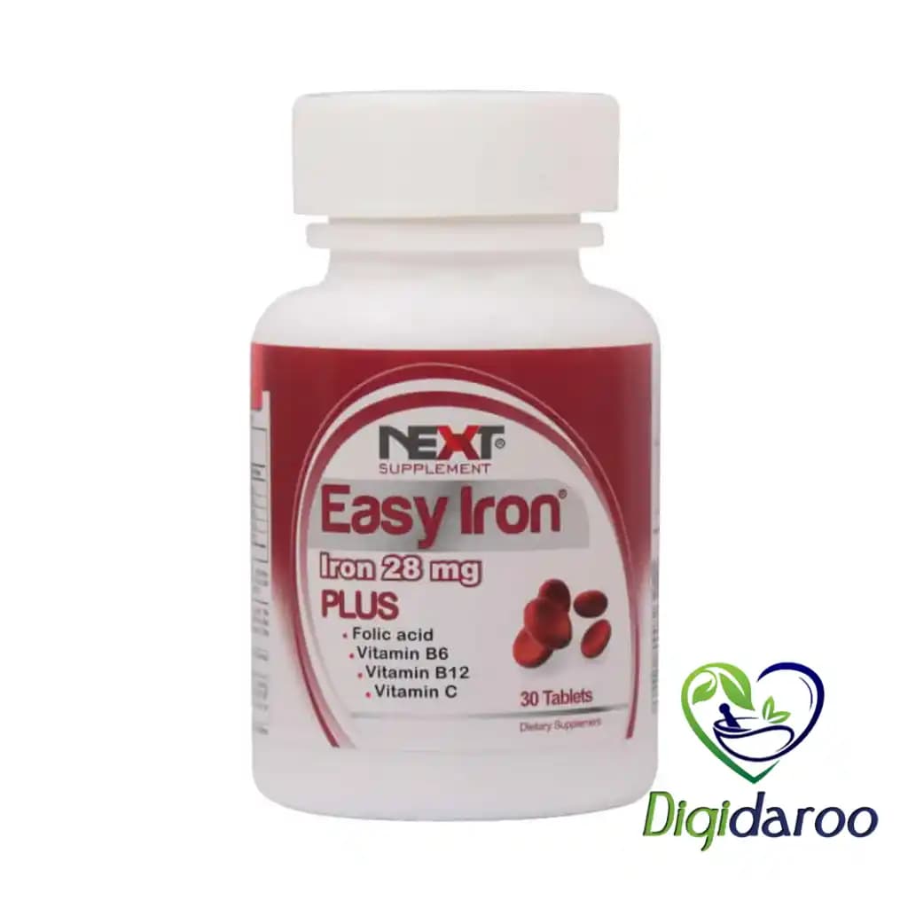 قرص ایزی آیرون پلاس (Easy Iron) نکست ساپلمنت 30 عددی — تصویر ۲