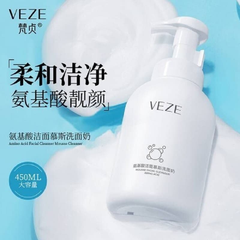 کلینزر صورت پمپی آمینو اسید ونزن VEZE حجم 450 میل