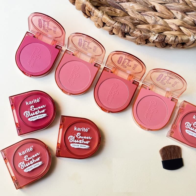 رژگونه کاریته Karite مدل sweet blusher براش دار — تصویر ۲