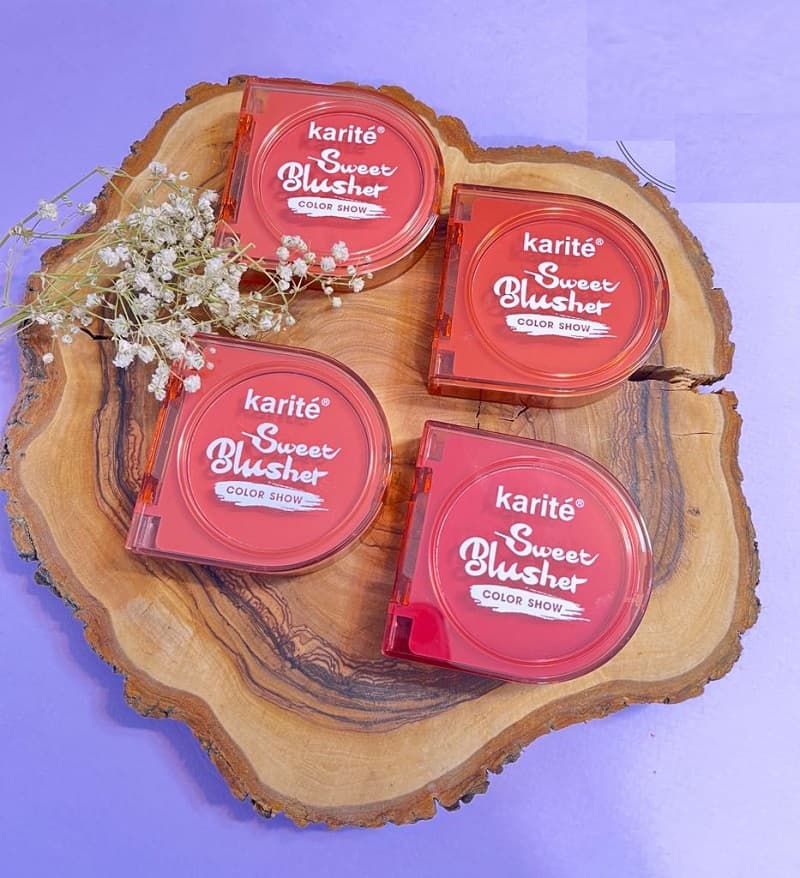 رژگونه کاریته Karite مدل sweet blusher براش دار — تصویر ۳