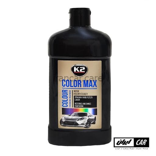 پولیش واکس رنگ مشکی مدل K2 COLOR MAX 500 ML BLACK — تصویر ۲