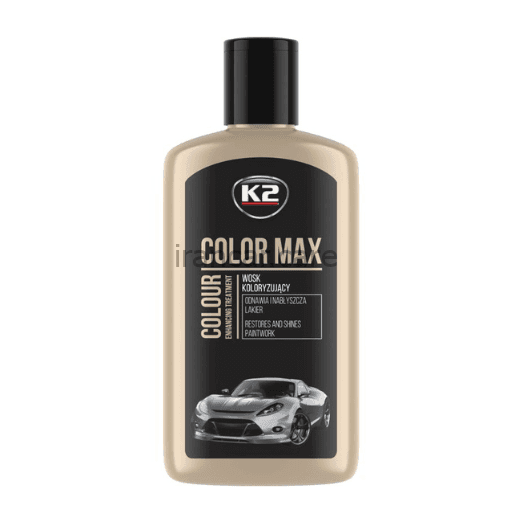 پولیش واکس رنگ مشکی مدل K2 COLOR MAX 500 ML BLACK — تصویر ۷